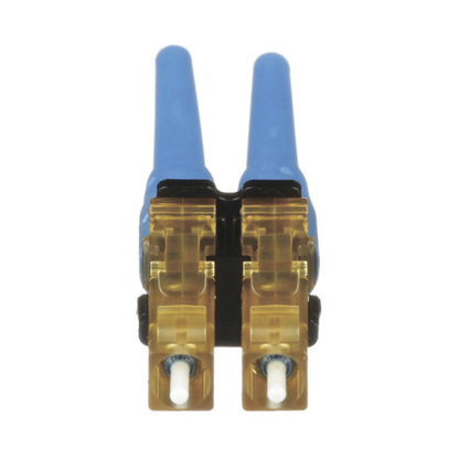 Conector de Fibra �ptica LC Duplex OptiCam, Monomodo 9/125 OS2, Pre-pulido, Color Azul