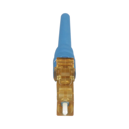 Conector de Fibra �ptica LC Simplex OptiCam, Monomodo 9/125 OS2, Pre-pulido, Color Azul