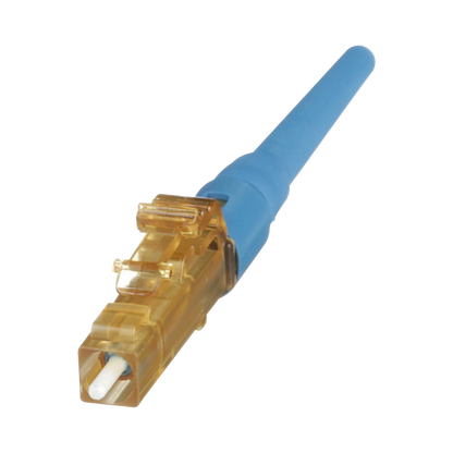 Conector de Fibra �ptica LC Simplex OptiCam, Monomodo 9/125 OS2, Pre-pulido, Color Azul