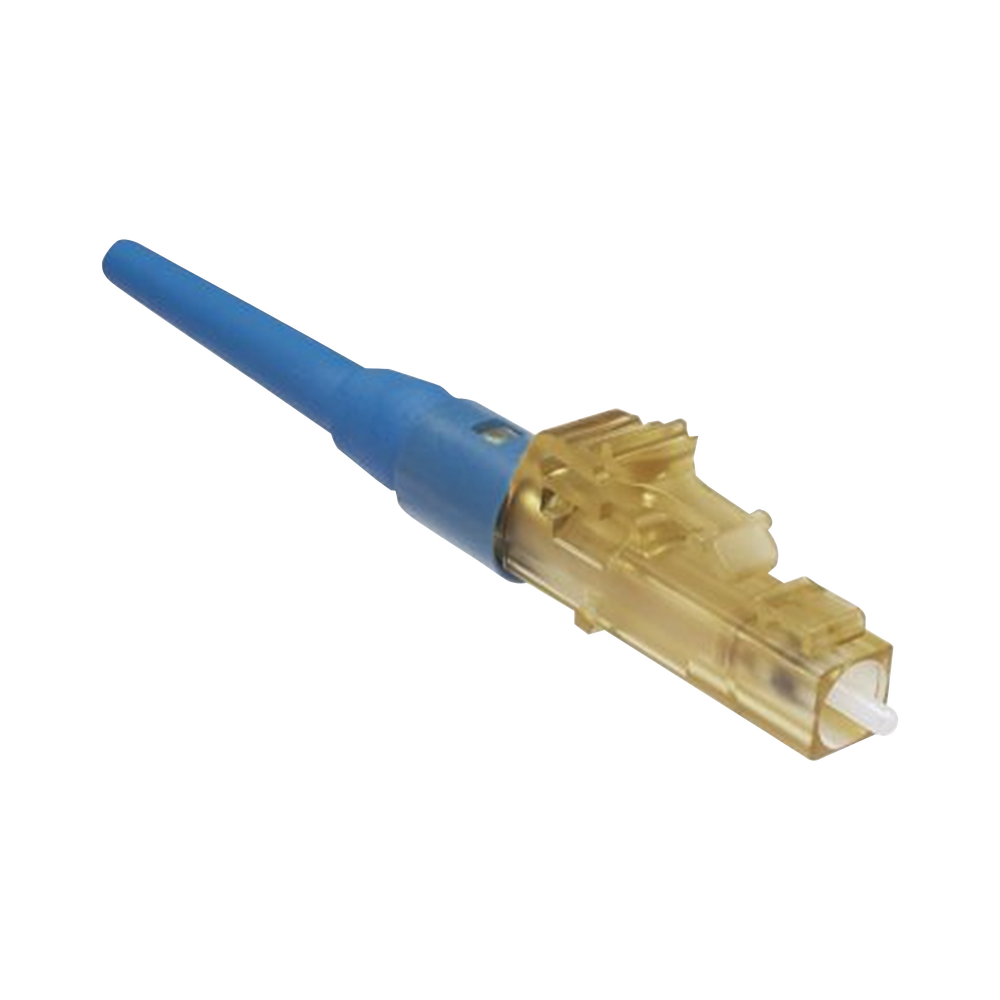 Conector de Fibra �ptica LC Simplex OptiCam, Monomodo 9/125 OS2, Pre-pulido, Color Azul