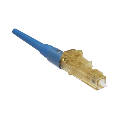 Conector de Fibra �ptica LC Simplex OptiCam, Monomodo 9/125 OS2, Pre-pulido, Color Azul