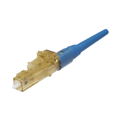 Conector de Fibra �ptica LC Simplex OptiCam, Monomodo 9/125 OS2, Pre-pulido, Color Azul