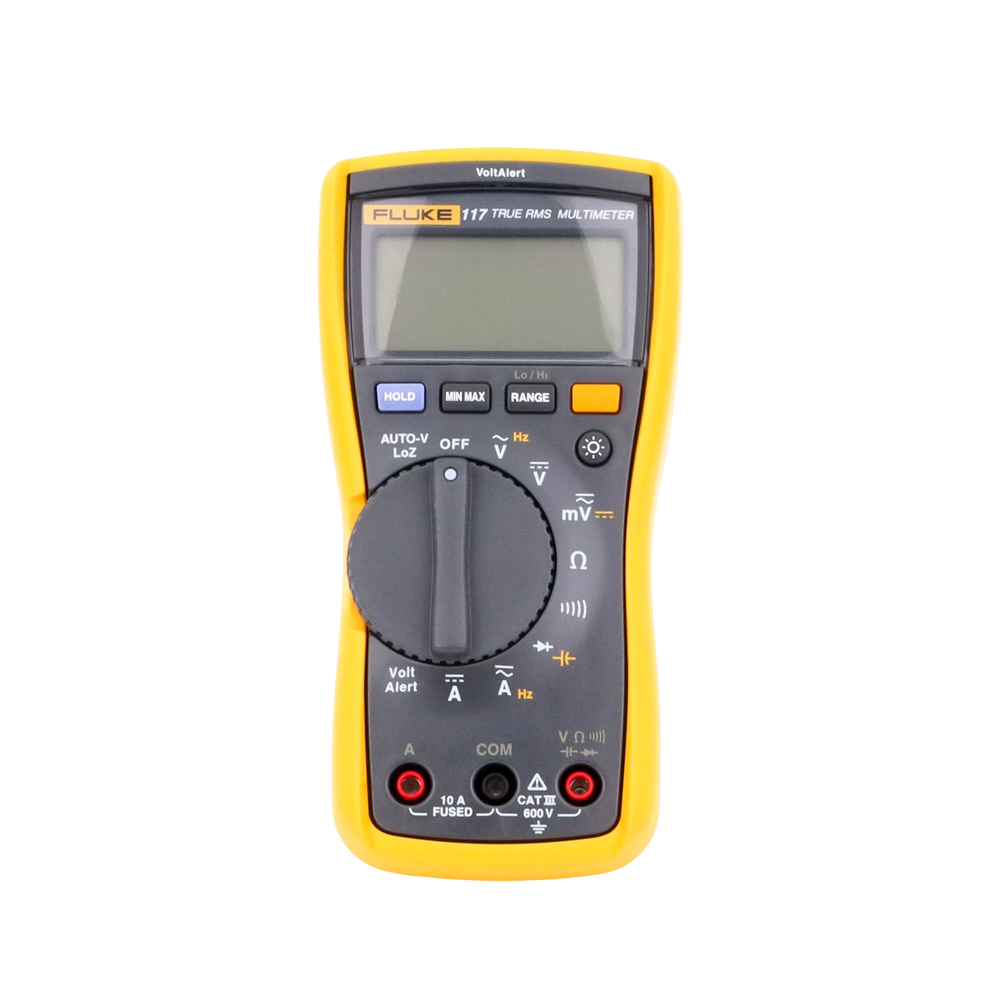 Multímetro Digital para Electricista, con Detector de Voltaje sin Contacto, Uso con Voltaje Máximo de 600 V, Pantalla LED Retroiluminada