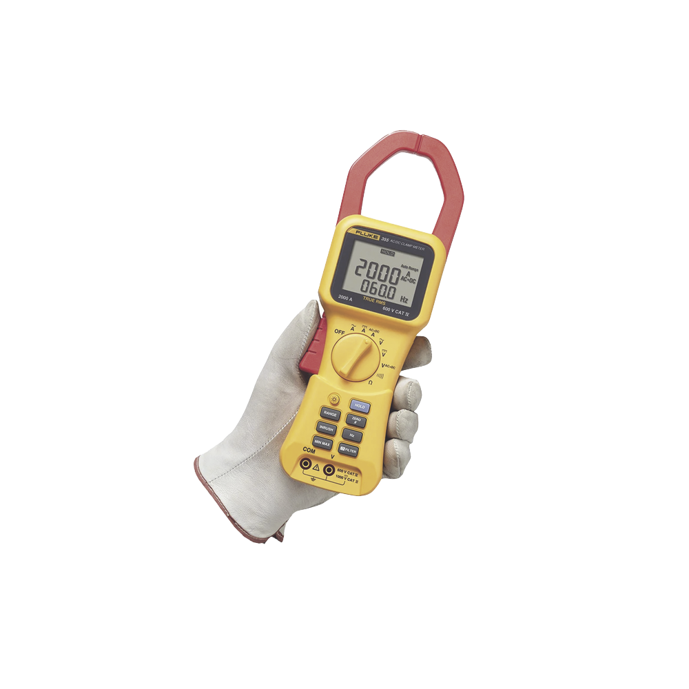 Pinza Amperimétrica de Verdadero Valor Eficaz de 2000 A CA. CAT IV 600 V, CAT III 1000 V