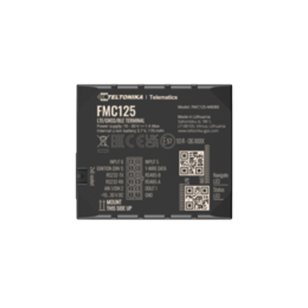Avanzado Rastreador Vehicular (GPS) 4G LTE CAT 1 y 2G / Identificación de Conductores / Bloqueo Remoto / Detección de Jammer / Sensores Bluetooth / Múltiples I/O / Doble Sim / RS485 / RS232 / DualCam