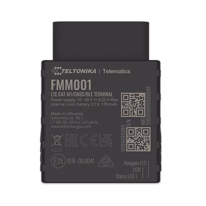 Eficiente rastreador vehicular 4G LTE CAT M1 OBD II