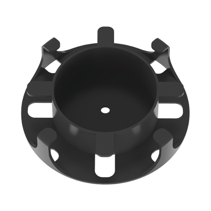 Administrador de Fibra Óptica en Paneles Opticom de 1 UR, Color Negro, 2 Piezas
