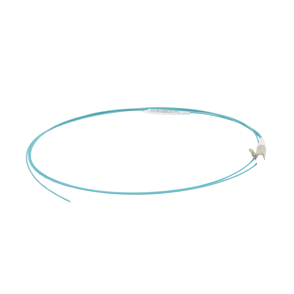 Pigtail de Fibra �ptica LC Simplex, Multimodo OM4 XGLO 50/125, OFNR, Color Aqua, 1 Metro (3.28 Pies)