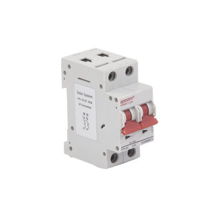 Protección Térmica/ Interruptor 2P, 32A,  Corriente Directa  800 Vcc para Aplicación Fotovoltaica Montaje Riel DIN
