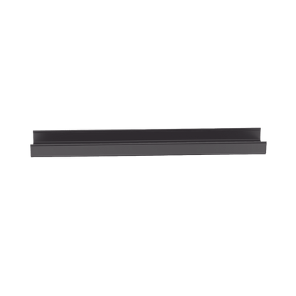 Canaleta FiberRunner™ 12X4, de PVC Rígido, Color Negro, 1.8 m de Largo