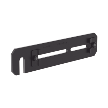 Soporte de Montaje a Techo, para Canaletas FiberRunner 4X4 o 6x4, Uso con Varilla Roscada de 1/2", Color Negro