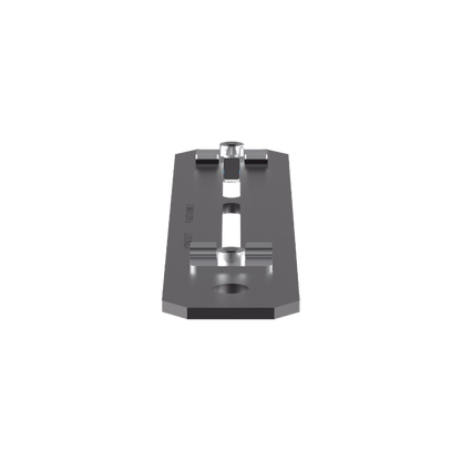 Soporte de Montaje a Techo, para Canaletas FiberRunner 4X4 o 6x4, Uso con Varilla Roscada de 0.5 in, Color Negro