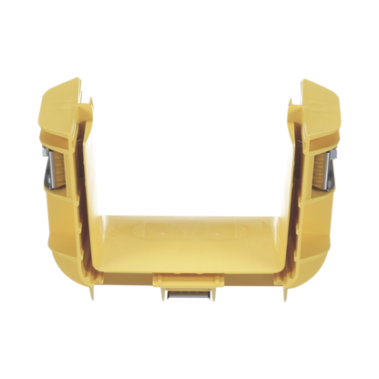 Union Recta "Cople", Para Canaleta FiberRunner™ 4X4, Color Amarillo
