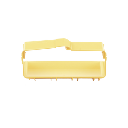 Bajada Vertical Interior de 45º con Tapa, Para uso con Canaletas 12X4 FiberRunner™, Color Amarillo