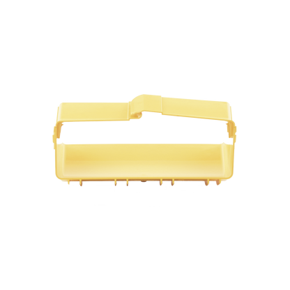 Bajada Vertical Interior de 45º con Tapa, Para uso con Canaletas 12X4 FiberRunner™, Color Amarillo