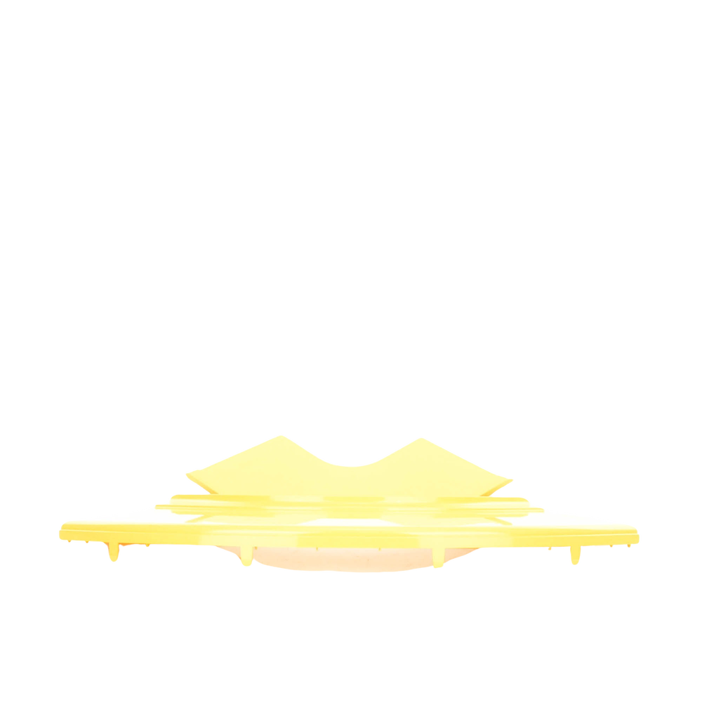 Tapa Opcional para Ángulo Recto de 90º Horizontal FRRA12X4LYL, Color Amarillo