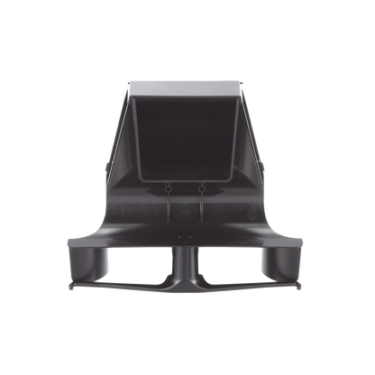 Bajada Para Canaleta FiberRunner™, Uso con Medidas 4x4, 6X4, 12X4, o 24X12, Con Reducción a 4X4, Color Negro