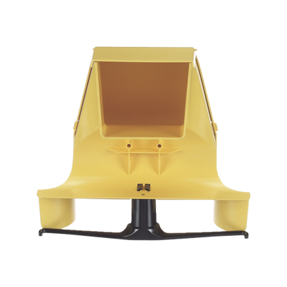 Bajada Para Canaleta FiberRunner™, Uso con Medidas 4x4, 6X4, 12X4, o 24X12, Con Reducción a 4X4, Color Amarillo