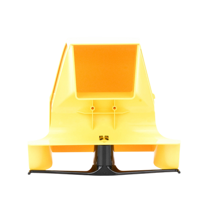 Bajada Para Canaleta FiberRunner™, Uso con Medidas 4x4, 6X4, 12X4, o 24X12, Con Reducción a 4X4, Color Amarillo