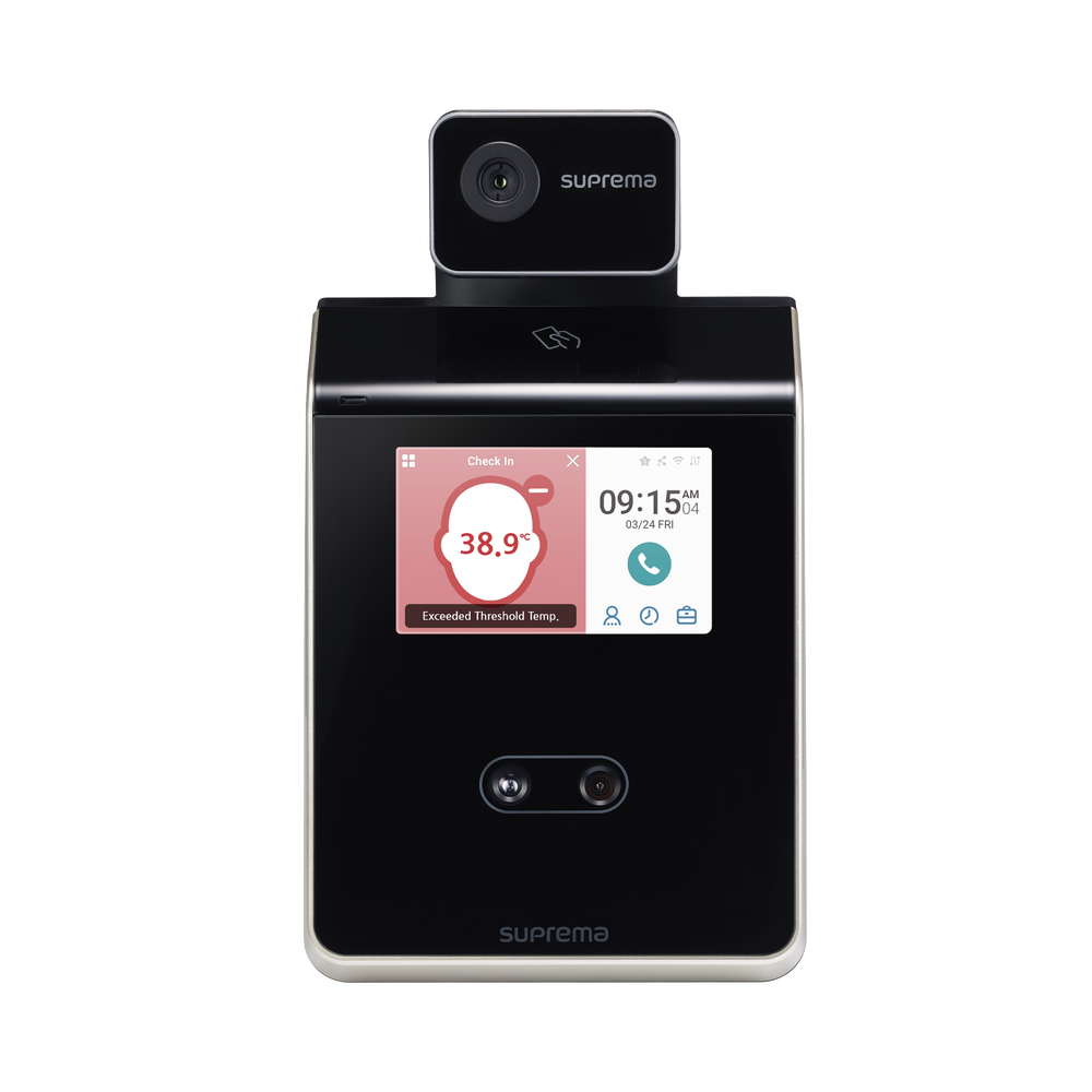 FaceStation 2 Lector Facial/ Notificación por Temperatura Alta /  Bluetooth MultiClass SE Dual RFID (125KHZ EM HID PROX 13.56MHZ Mifare DesFire / EV1 FELICA ICLASS S) Compatible con BioStar2