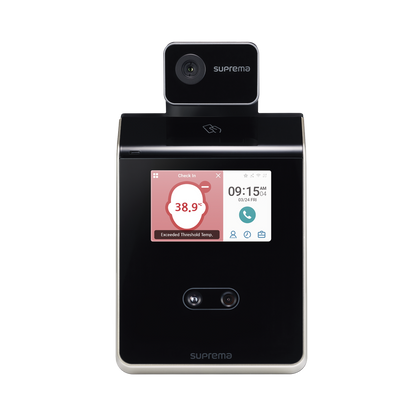 FaceStation 2 Lector Facial/ Notificación por Temperatura Alta /  Bluetooth MultiClass SE Dual RFID (125KHZ EM HID PROX 13.56MHZ Mifare DesFire / EV1 FELICA ICLASS S) Compatible con BioStar2