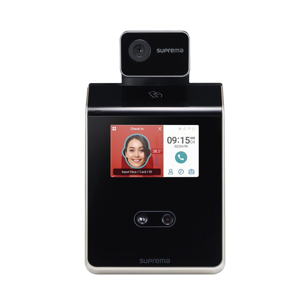 FaceStation 2 Lector Facial/ Notificación por Temperatura Alta /  Bluetooth MultiClass SE Dual RFID (125KHZ EM HID PROX 13.56MHZ Mifare DesFire / EV1 FELICA ICLASS S) Compatible con BioStar2