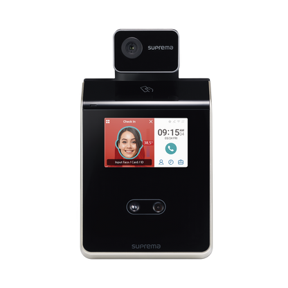 FaceStation 2 Lector Facial/ Notificación por Temperatura Alta /  Bluetooth MultiClass SE Dual RFID (125KHZ EM HID PROX 13.56MHZ Mifare DesFire / EV1 FELICA ICLASS S) Compatible con BioStar2