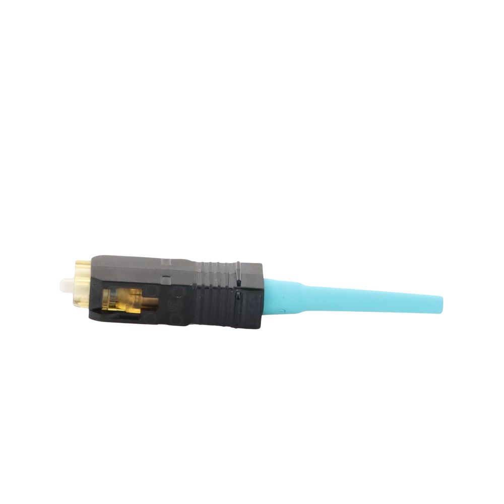 Conector de Fibra �ptica SC Simplex OptiCam, Multimodo 50/125 OM3/OM4, Pre-pulido, Color Aqua