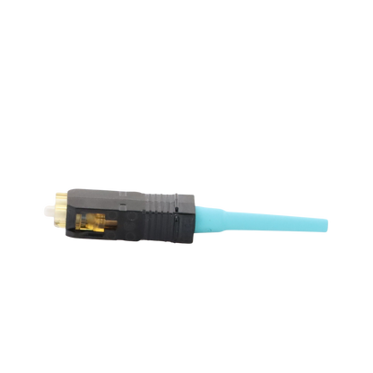 Conector de Fibra �ptica SC Simplex OptiCam, Multimodo 50/125 OM3/OM4, Pre-pulido, Color Aqua