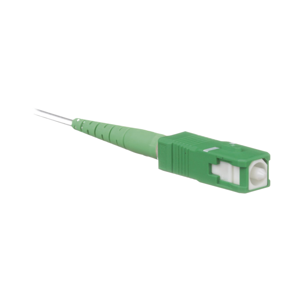Conector de Fibra Óptica Tipo Splice-On, Monomodo SC/APC, Para Fibra de 250/900um, Color Verde