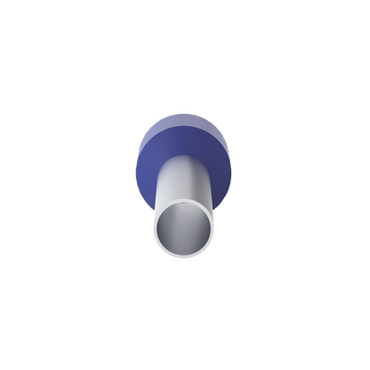 Ferrule Aislado PAN-TERM para Cable 14 AWG, Largo 12mm, DIN Color Azul. Paquete 500 Piezas