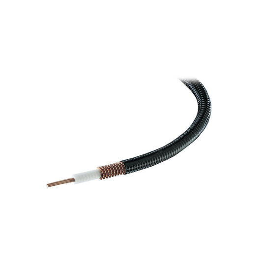Cable coaxial HELIAX de 1/2", cobre corrugado, blindado, 50 Ohms, Pieza De 10 metros.