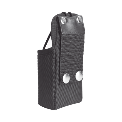 Funda Reforzada de Nylon para Cinturón con Correa y Boche Frontal, Estándar en la Mayoría de los Radios IC, TK, NX, etc.
