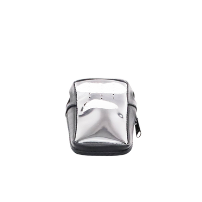 Funda de Piel Reforzada, Versión 2 de Fácil Acceso y Cubierta Frontal de Plástico Transparente para los Radios TK-2000KV2, TK-3000KV2