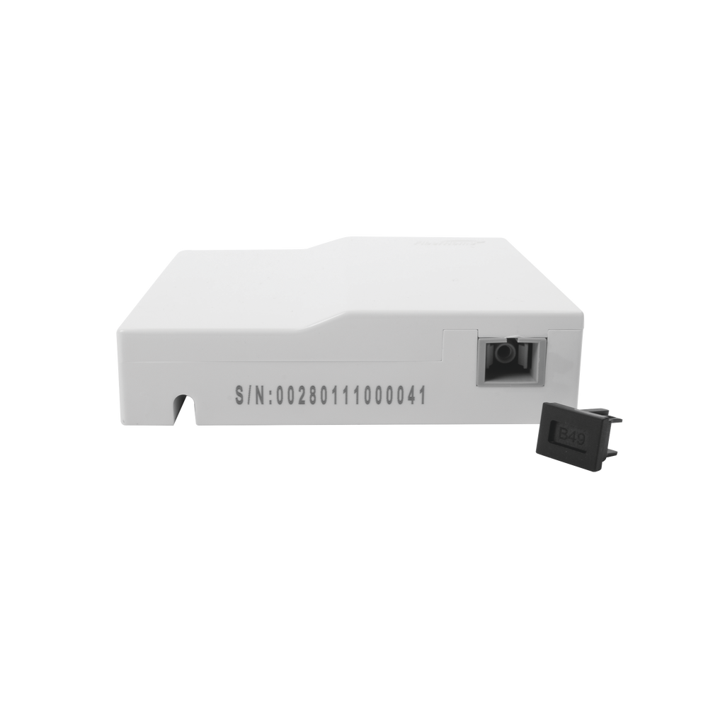 Caja Terminal de Fibra Óptica (Roseta) con un Acoplador SC/APC, Color Blanco