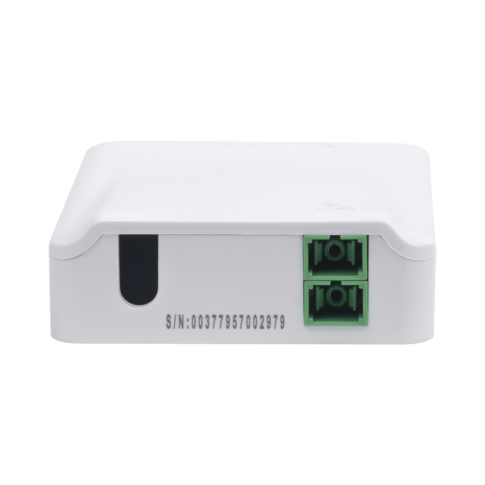 Caja Terminal de Fibra Óptica (Roseta) con 2 Acopladores SC/APC, Blanca