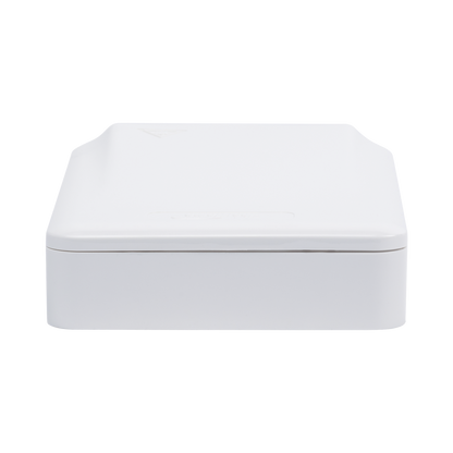Caja Terminal de Fibra Óptica (Roseta) con 2 Acopladores SC/APC, Blanca