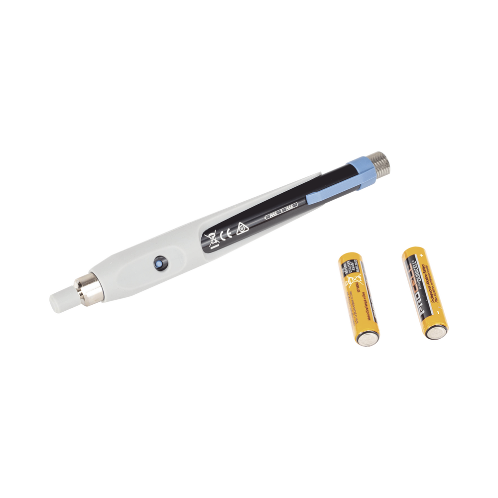 Localizador Visual de Fallos (VFL), Con Adaptador de 2.5 mm para Conectores SC, ST y FC, para Probar Conectores y Continuidad en Fibra Óptica
