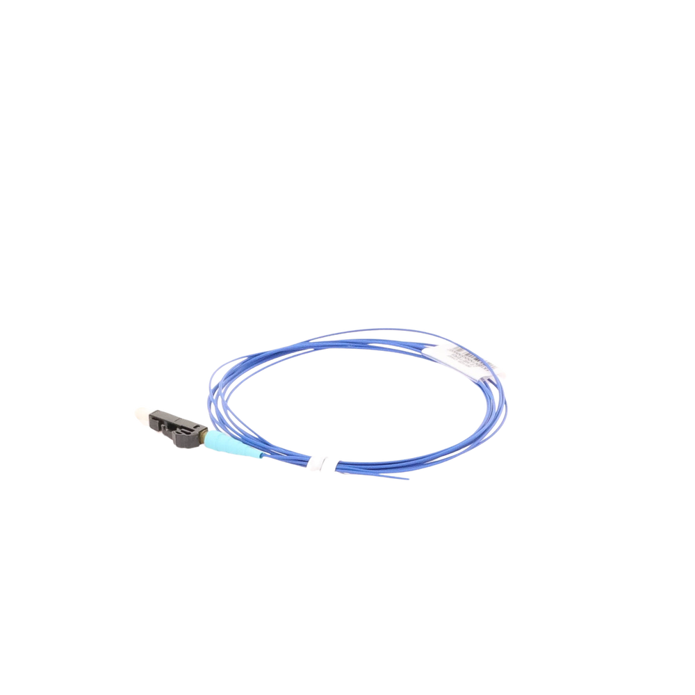 Pigtail de Fibra Óptica LC Simplex, Multimodo OM3 50/125, 900um, Color Aqua, 2 Metros (6.56 Pies)