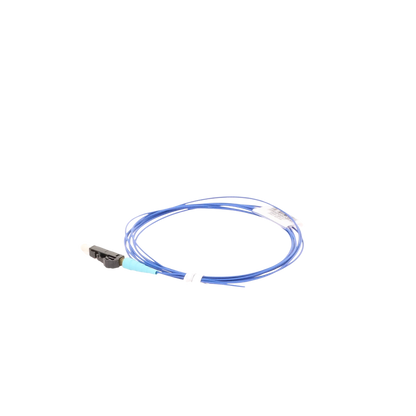 Pigtail de Fibra Óptica LC Simplex, Multimodo OM3 50/125, 900um, Color Aqua, 2 Metros (6.56 Pies)