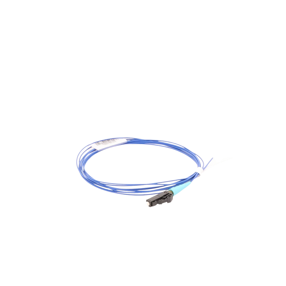 Pigtail de Fibra Óptica LC Simplex, Multimodo OM3 50/125, 900um, Color Aqua, 2 Metros (6.56 Pies)