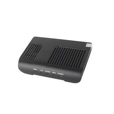 Adaptador de Teléfono Analógico (ATA)  con 1 puerto FXS y 1 puerto FXO de Supervivencia (Cuando No Hay Red VoIP)