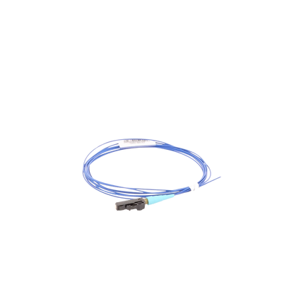 Pigtail de Fibra Óptica LC Simplex, Multimodo OM4 50/125, 900um, Color Aqua, 1 Metro (3.28 Pies)