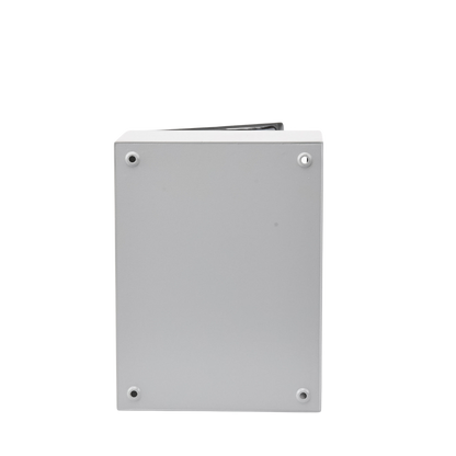 Gabinete de Acero, Nema 4 -IP 66 de 30 x 40 x 20 cm con Platina y certificado UL.