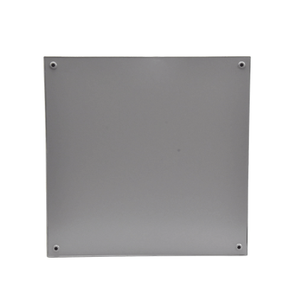 Gabinete de Acero, Nema 4 -IP 66 de 60 x 60 x 25 cm con Platina y certificado UL.