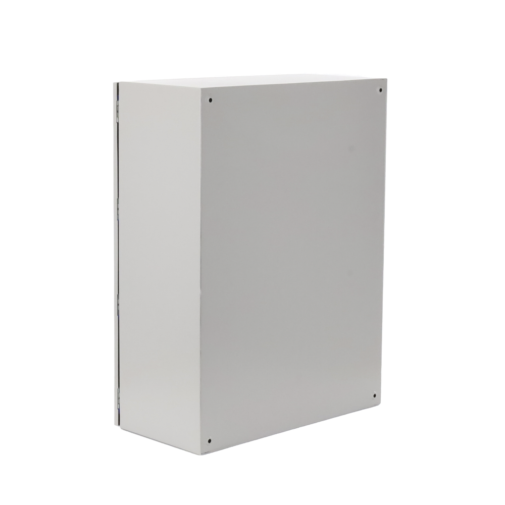 Gabinete de Acero, Nema 4 -IP 65 de 60 x 80 x 30 cm con Platina.