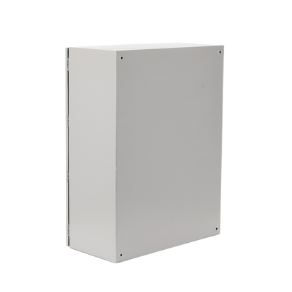 Gabinete de Acero, Nema 4 -IP 65 de 60 x 80 x 30 cm con Platina.
