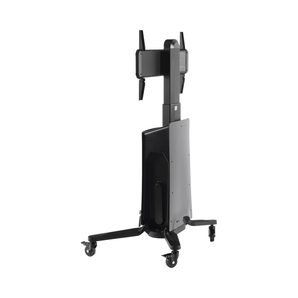 MONTAJE  DE PISO MOVIL PARA PANTALLAS 55-80IN  AJUSTABLE MOTORIZADO