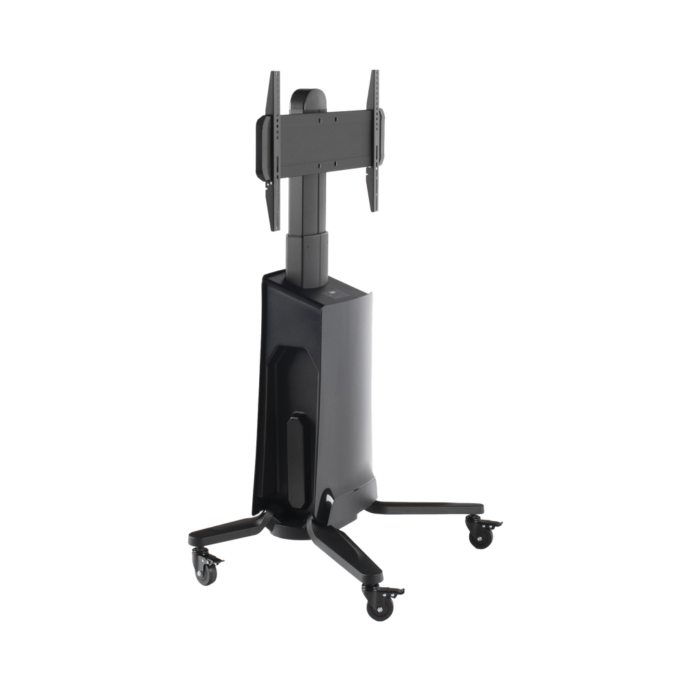 MONTAJE  DE PISO MOVIL PARA PANTALLAS 55-80IN  AJUSTABLE MOTORIZADO
