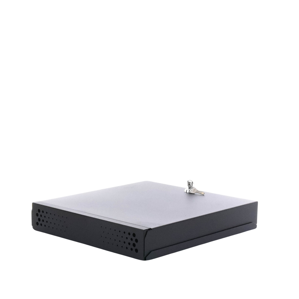 Gabinete Metálico de Seguridad para DVR/NVR, Ancho 396 mm x 78 mm de Alto x